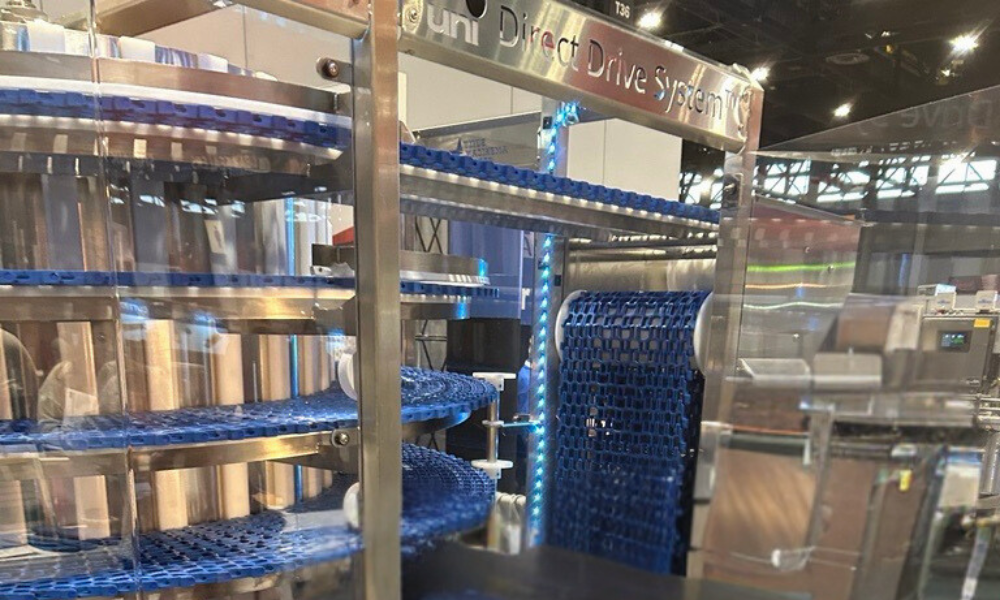 Andgar Food Processing Equipment - Spiral Conveyor Direct Drive Chicago PackExpo 2024